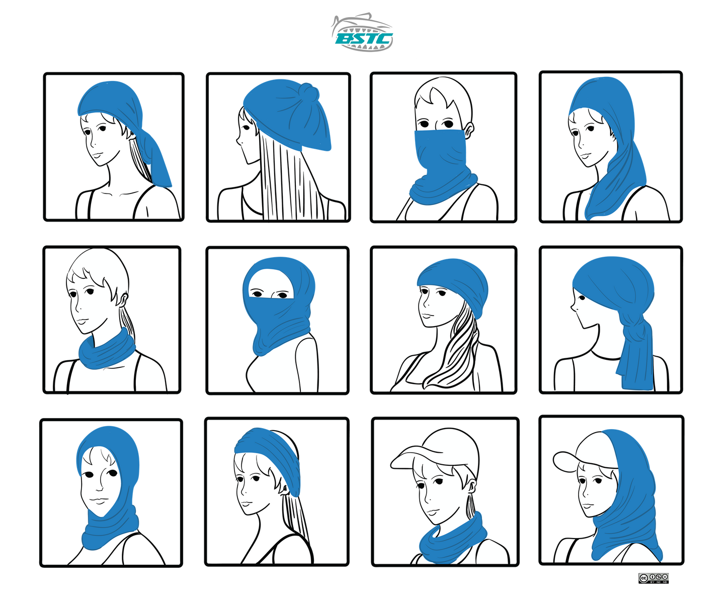 BSTC Head Socks, Camo Urban-2