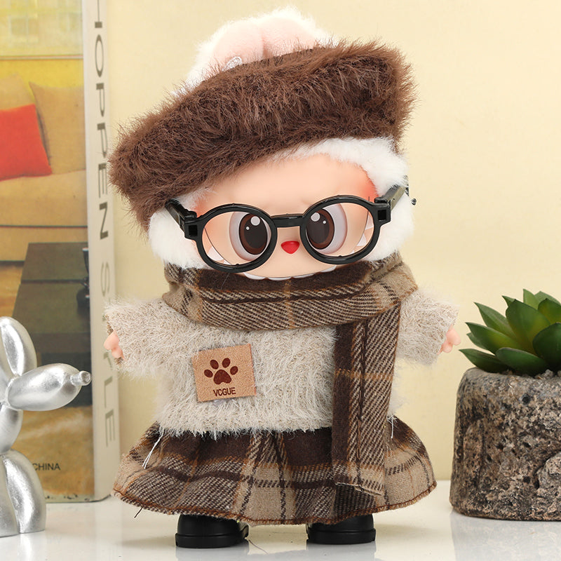 Labubu Choco Chestnut Skirt Outfit-0