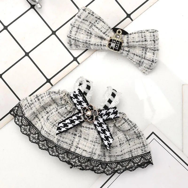 Labubu French Tweed Outfit-3